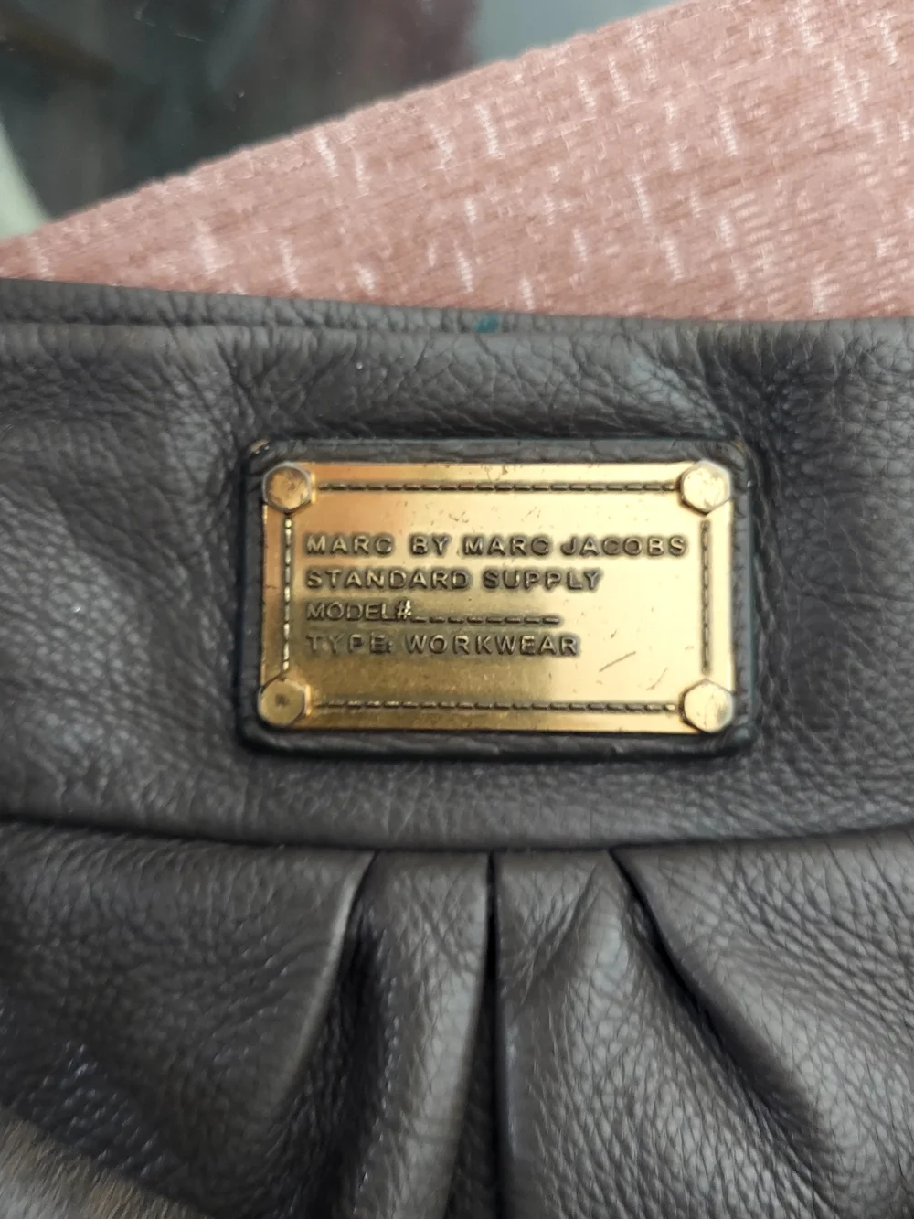 Marc Jacobs Leather Hobo Shoulder Bag - Dark Brown